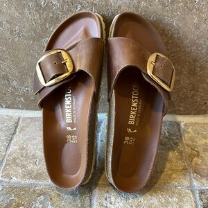 Birkenstock Madrid Big Buckle  Leather SZ 38